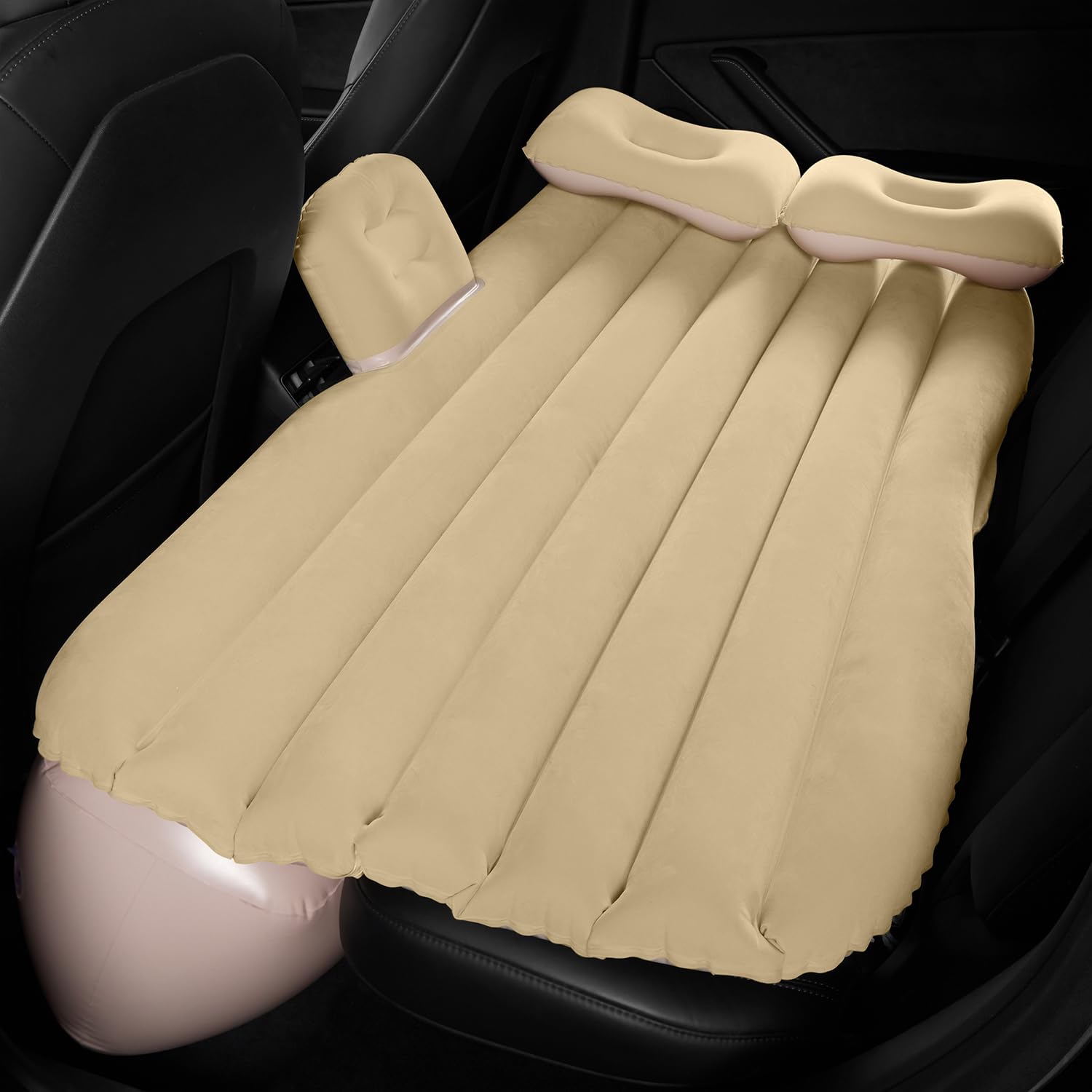 Amazon Basics Inflatable car Bed Beige