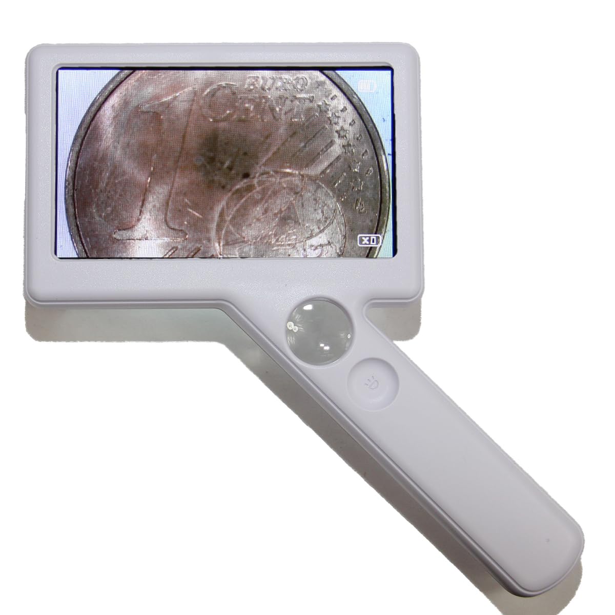 Lupa digital electronica contra la fatiga visual con aumento 20x y pantalla LCD de 4,3 pulgadas