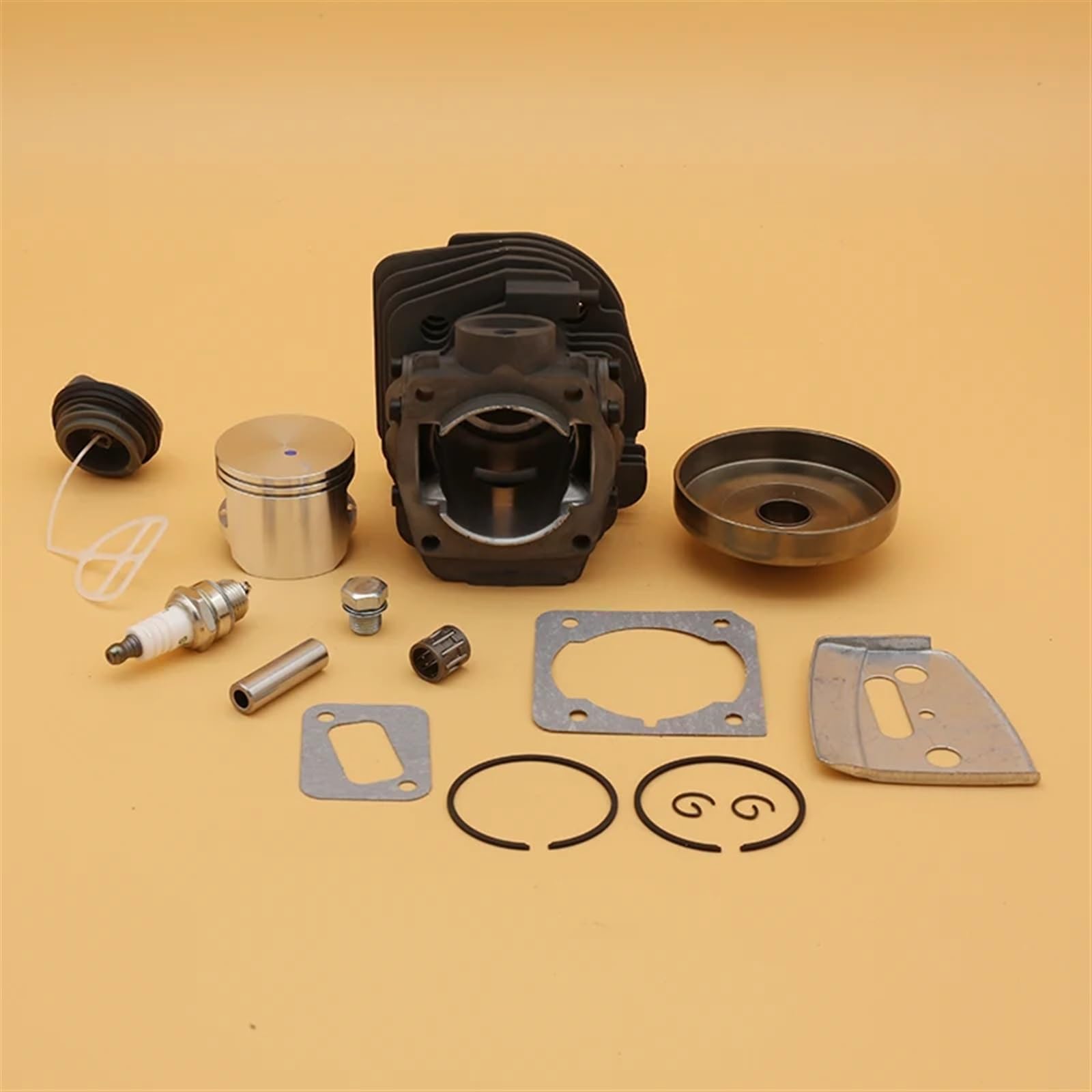 Zestaw uszczelek pierścienia tłokowego cylindra 45 mm, sprzęgła bębna, do Husqvarna, 353 345 350 351 346XP Części zamienne pił łańcuchowych ogrodowych Tłok cylindra do maszyn ogrodowych