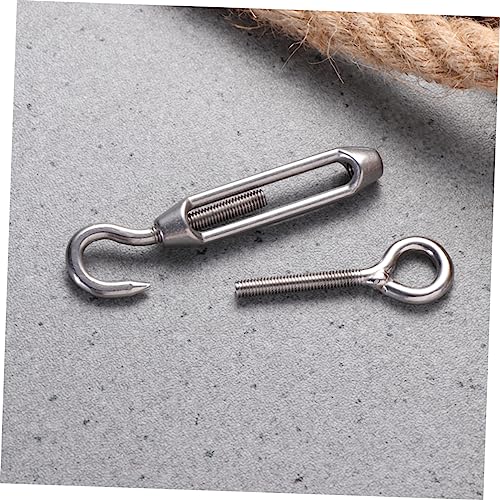 Turnbuckle Gancho de Acero Inoxidable M4 5Pcs para Tensión de Cuerda miniatura 4