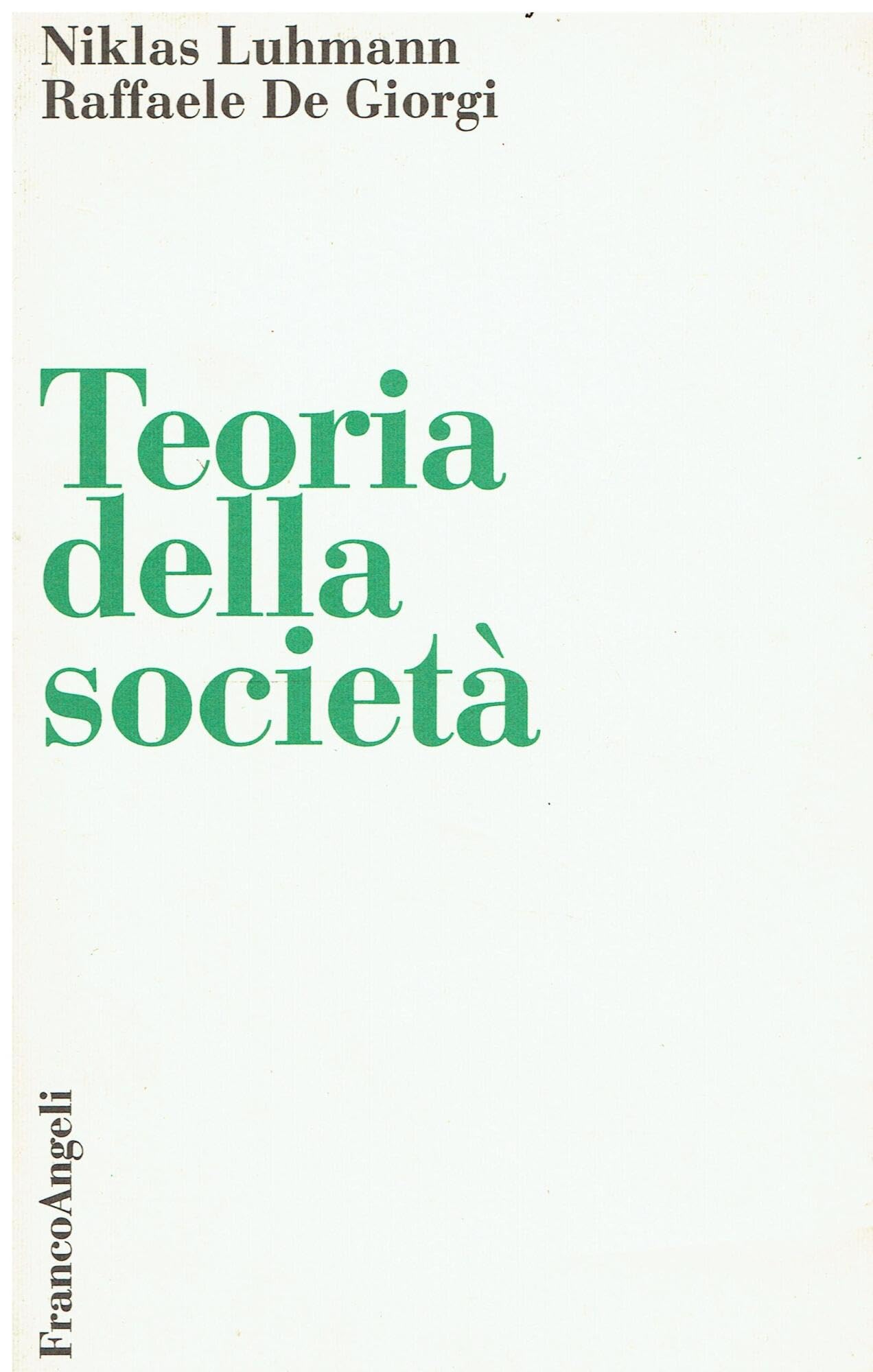 Teoria della società