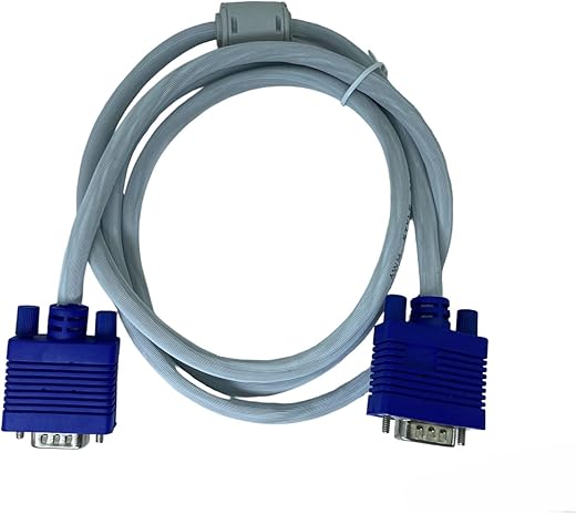 UPIX Male to Male VGA Cable 1.3 Meters (4.3 Feet) – Supports PC, Monitor, TV, LCD/LED, Plasma, Projector, TFT