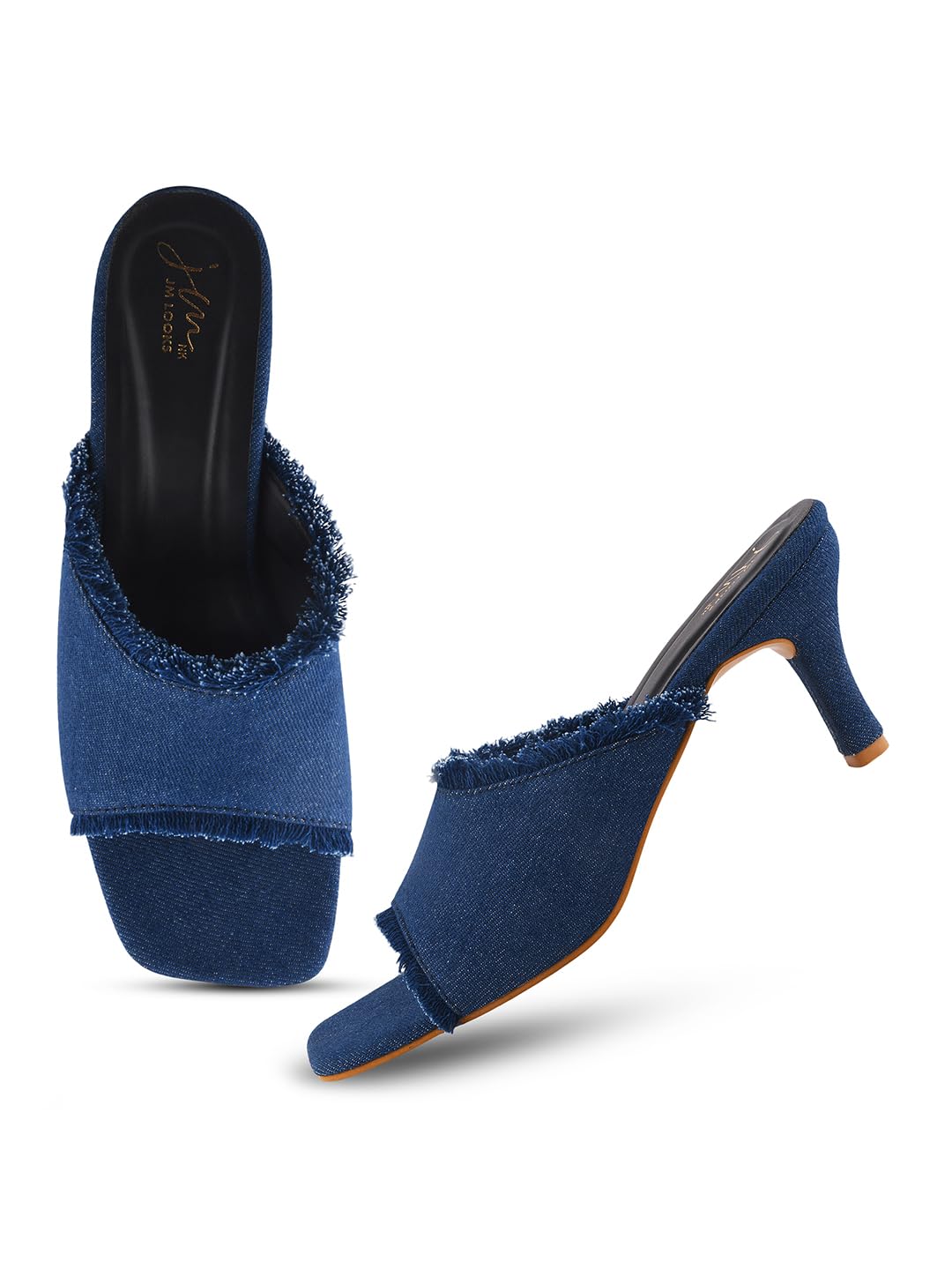 JM LOOKS Stylish Women’s Open-Toe Slingback Heels Eye-Catching Design with a Comfortable Sole (Blue) (B0DBLYB2MG) Amazon Price History, Amazon Price Tracker
