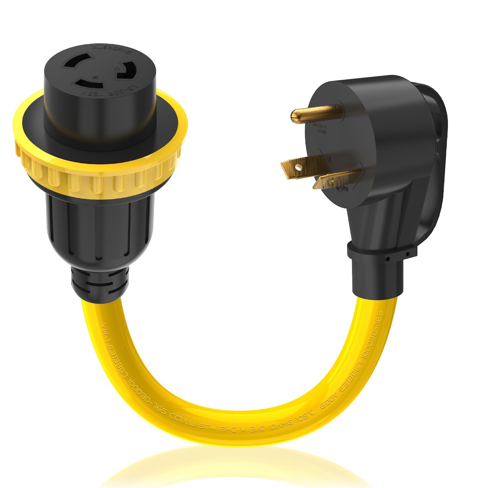 Amazon.com: 30 Amp RV Plug Adapter Cord, NEMA TT-30P Male to L5
