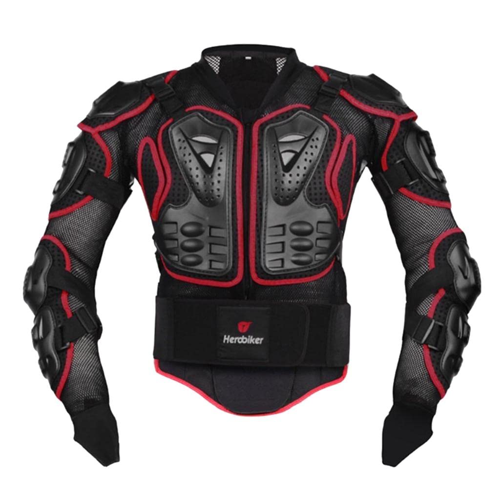 ATORSE HEROBIKER Full Body Protective Armer Jacket Spine Chest Protection XL