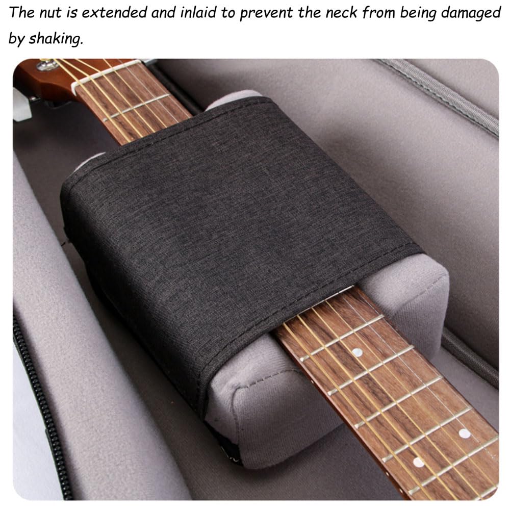 36" 38" 39" 40" 41" Torba na gitarę podróżną, plecak na koncerty gitary akustycznej i klasycznej, 28 mm gruba bawełniana wyściółka, regulowany pasek na ramię, pokrowiec ochronny na gitarę