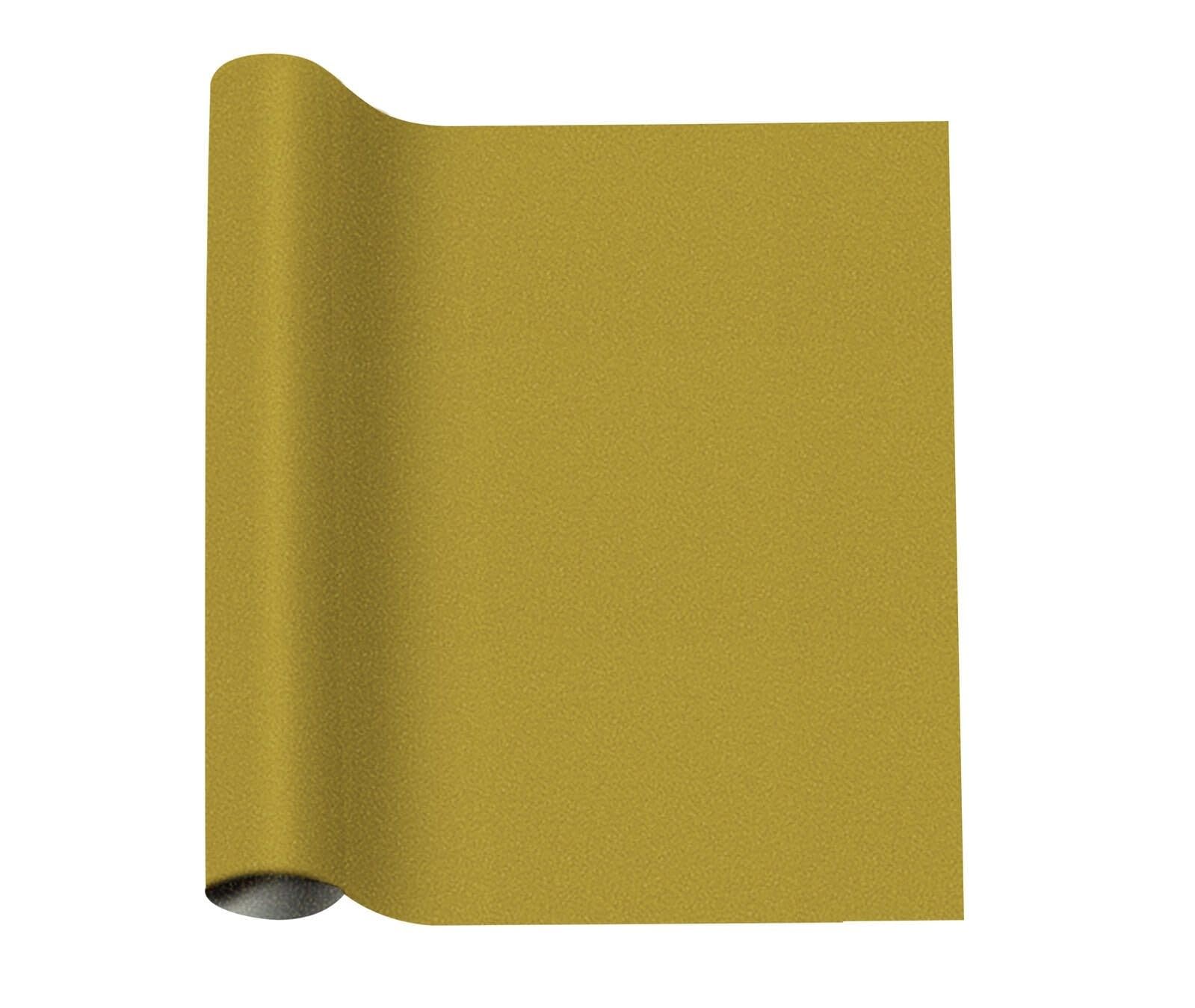 plottiX Wandtattoo Vinylfolie – Gold, 31,5 cm x 1 m