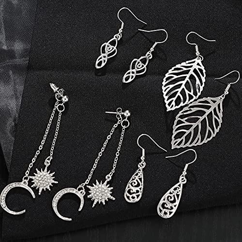 Dangle Earrings for Women, Funtopia 16 Pairs Statement Earrings Butterfly Moon Earring Sets Boho Fashion Jewelry for Birthday Party Wedding2