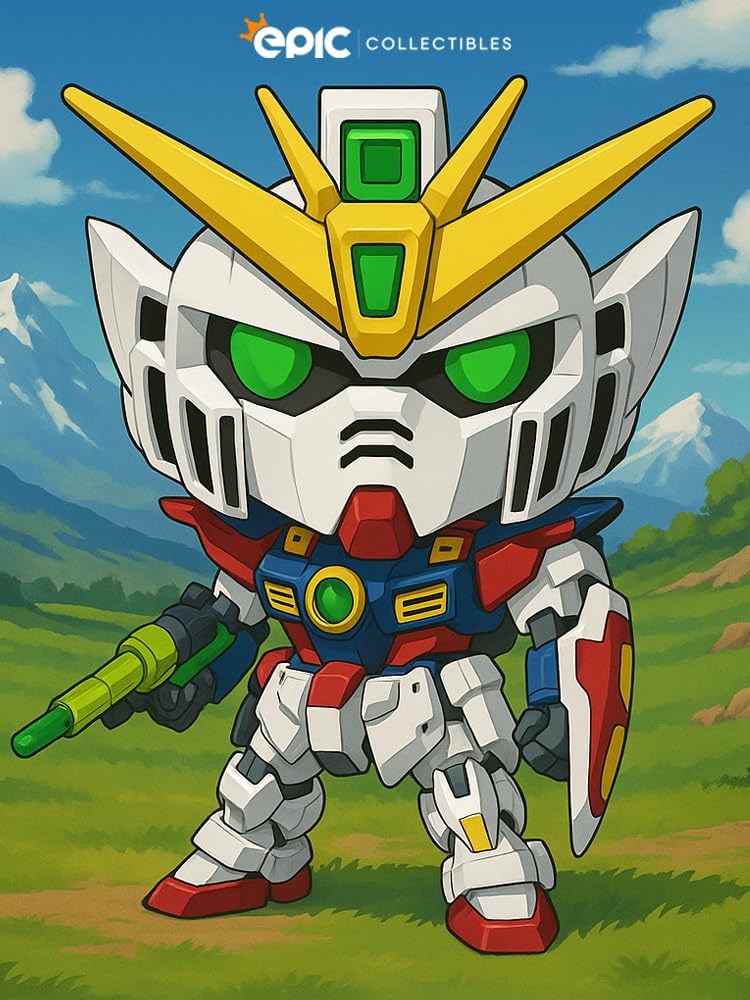 Epic Collectibles Pop Anime: Mobile Suit Gundam - XXXG-00W0 Wing Gundam Zero Vinyl Figure Included with Box Protector Compatible for Funko