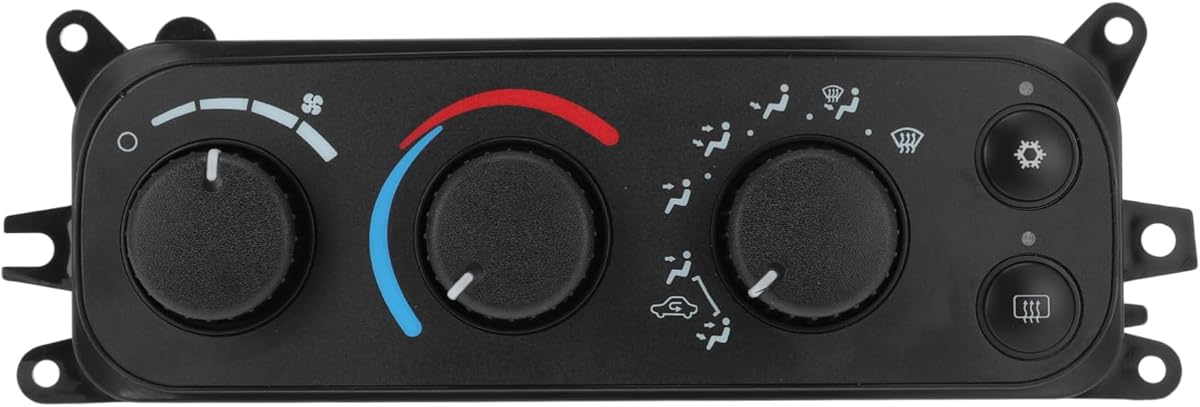 Módulo de control de climatización del calentador de A/C para Dodge para Ram 1500 2500 3500 02-05 para Dodge Dakota 01-04 Panel de interruptor de control HVAC No.55055905AA/599-212