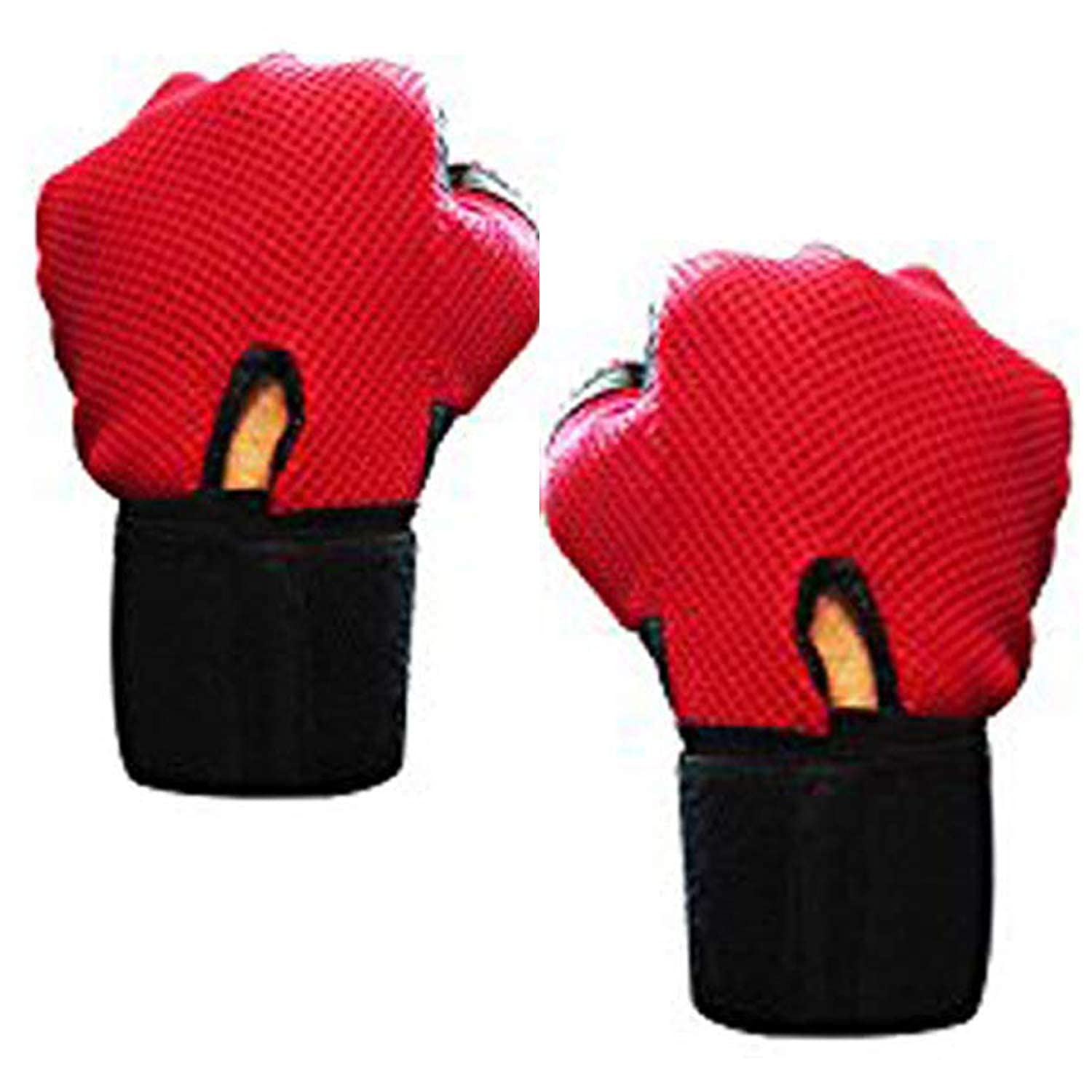 Sports Leather ll Gym Gloves for Men ll with Wrist Support Band ll Weight Lifting and Exercise Black Color (RED)-image-45