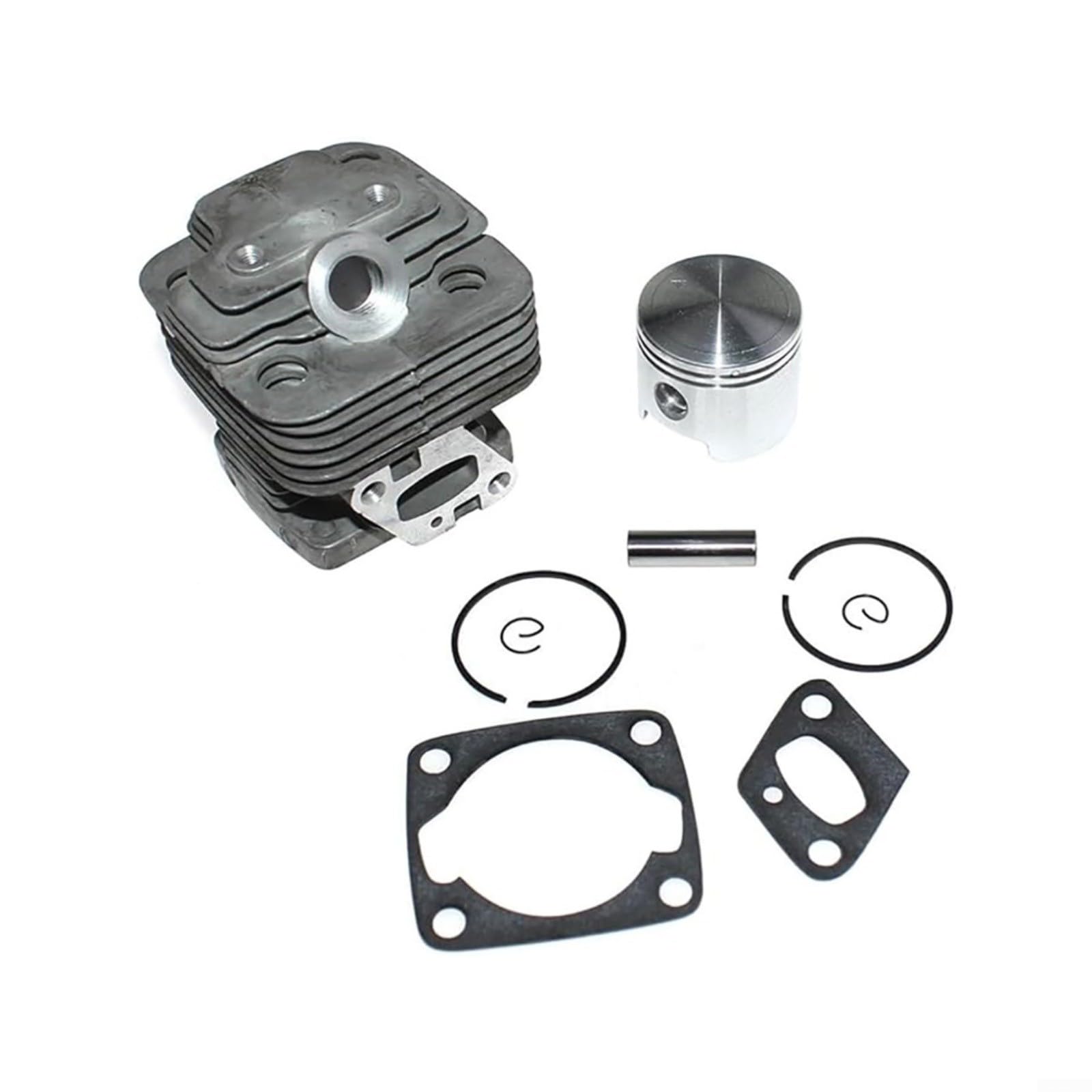 Cilindro y para PISTON Kit Montaje con Juntas para Serie Desbrozadora Echo, Construcción de Hierro para Césped y Jardín Equipos Mantenimiento y Reparación Tareas