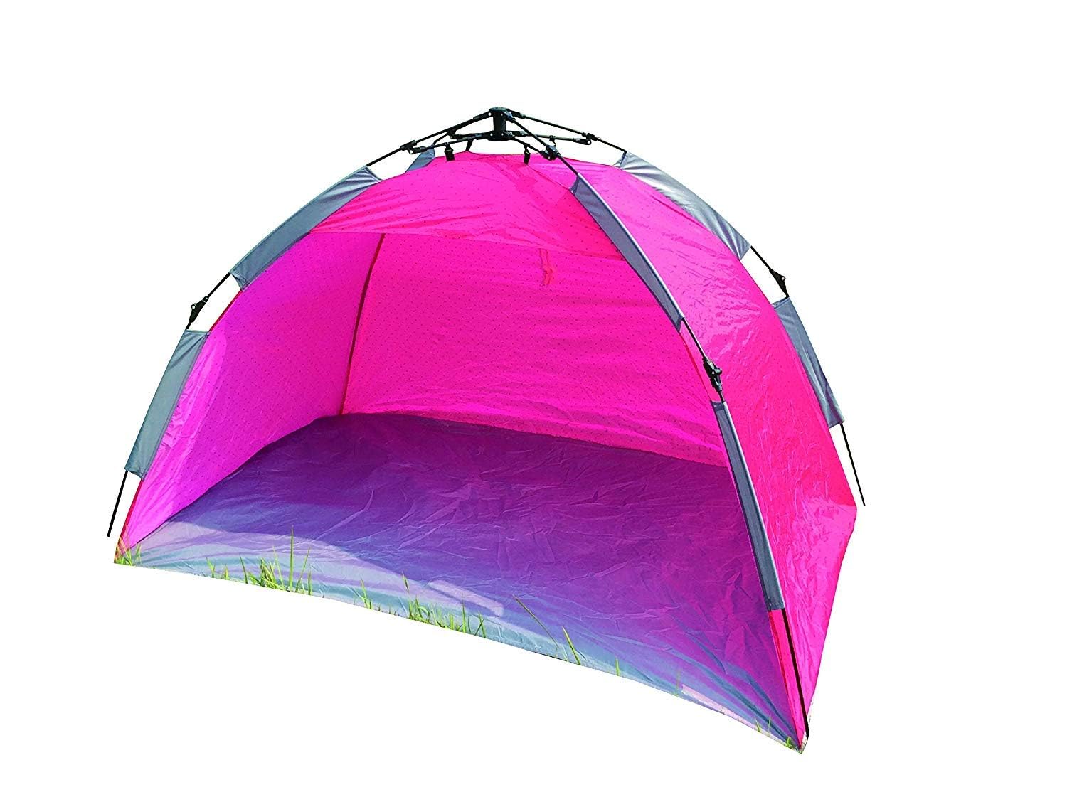 Endless Beach Camping Tent | Material: Polyester | UV Protection | Outdoor Activities Use | with Carry Bag | for 2 Person | Size: 190x117x115 cm | Color: Pink
