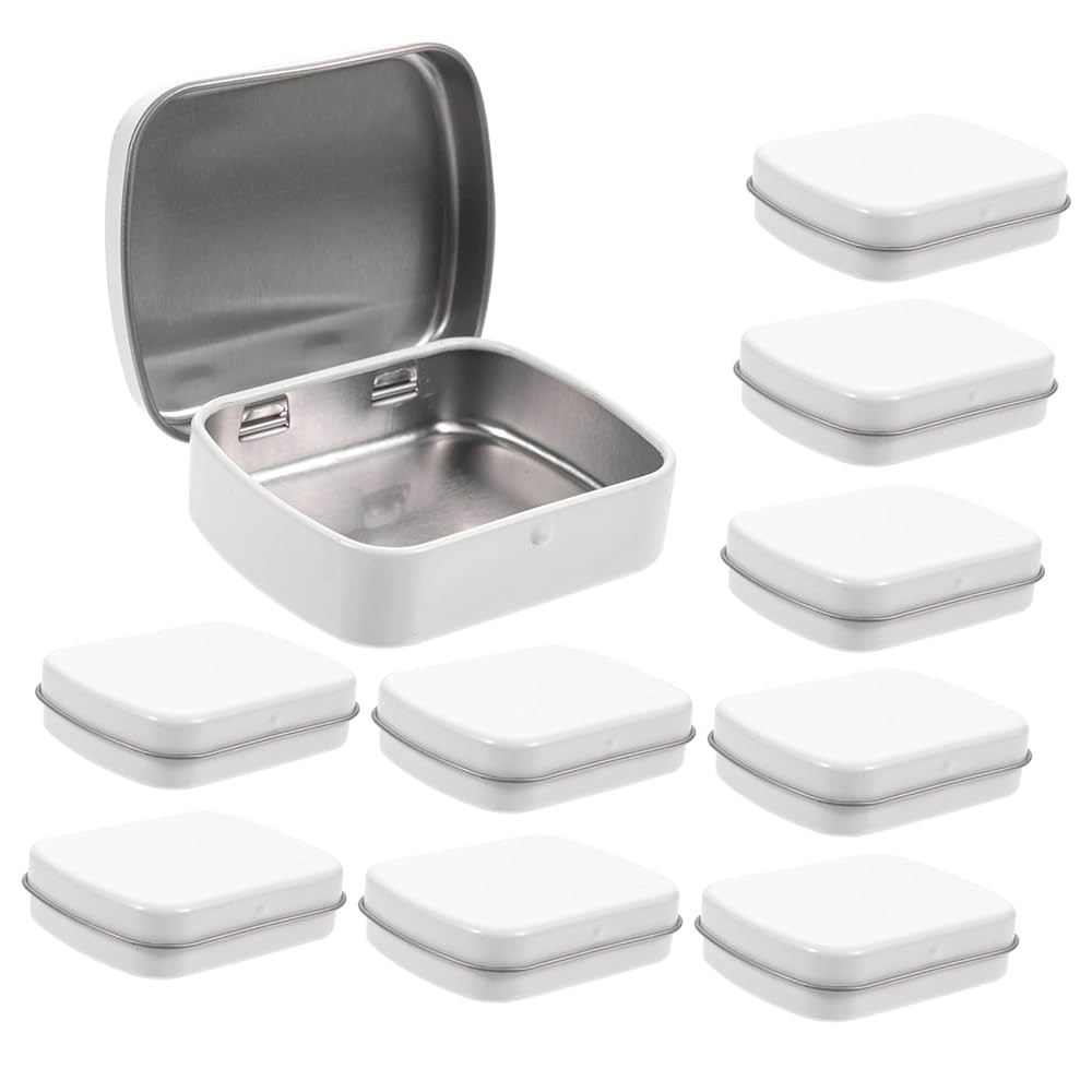 Amazon｜ULDIGI 10個入り 箱 ミニ 収納 缶 箱 ギフト 飴 箱 飴