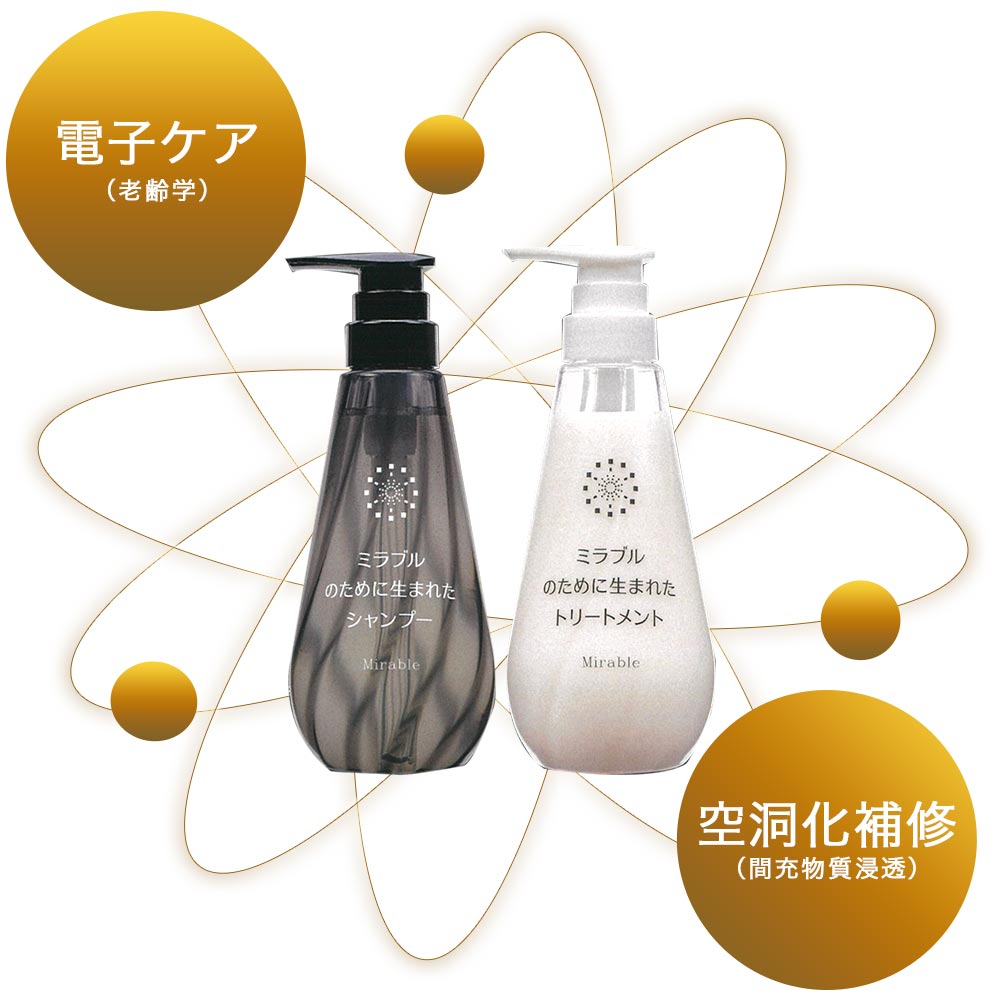 Amazon | ミラブルのために生まれたシャンプー 本体 400ml 自然なつや