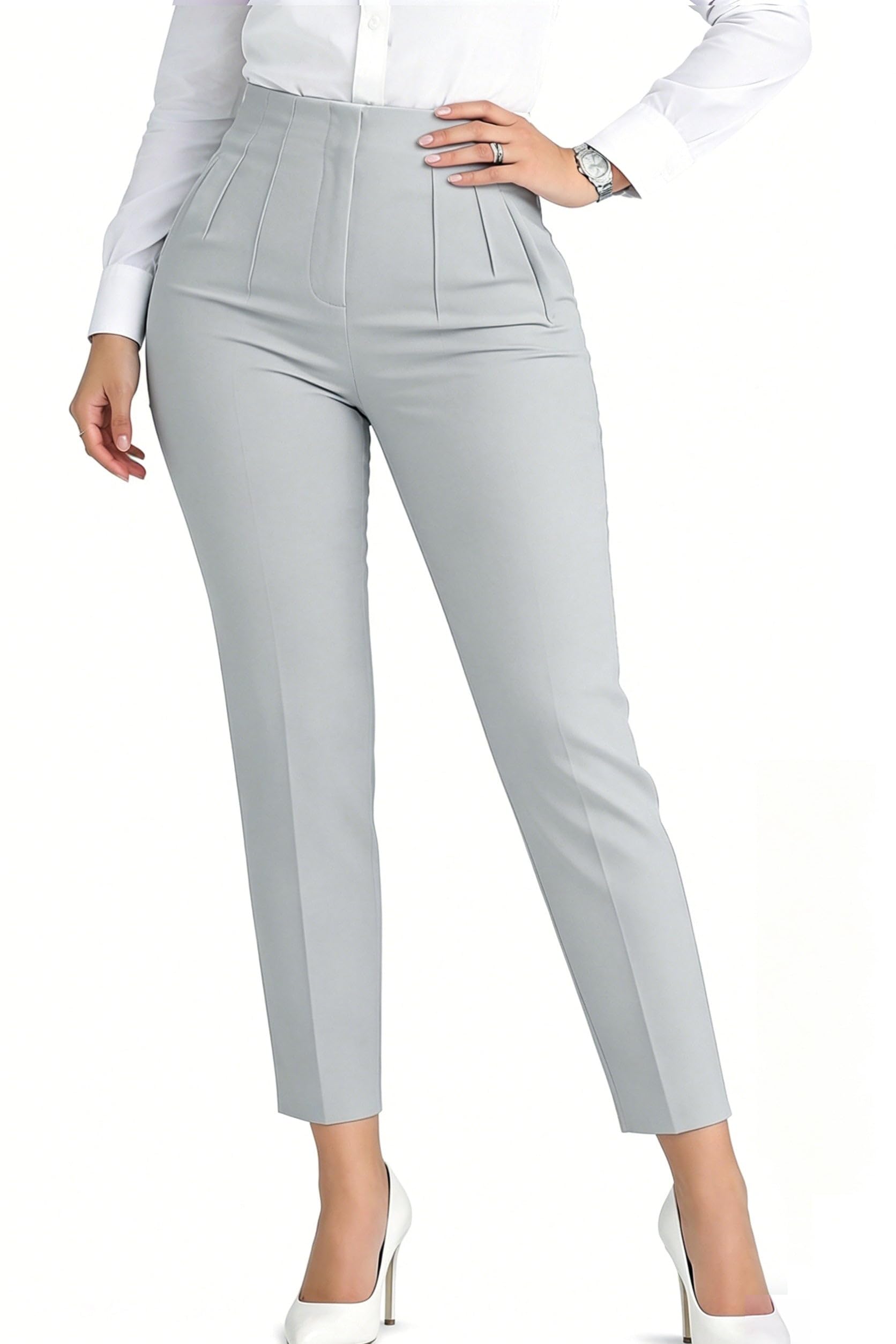 LOVESHOOT Womens Stretchy Dress Pants