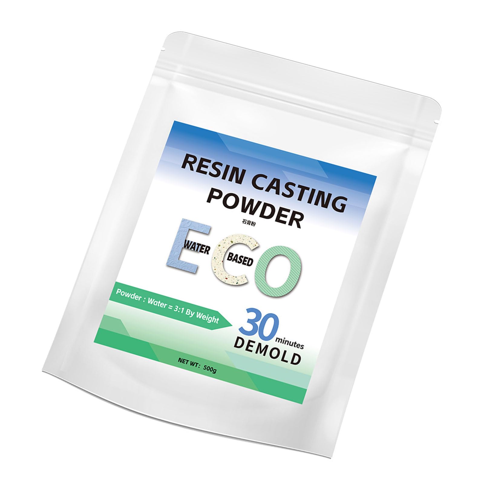 NEWFT 300 / 500g / 1000 / 2000g Resin Casting Powder Fast Cured Plaster Casting Powder Easy Mixing Water Activated Resin