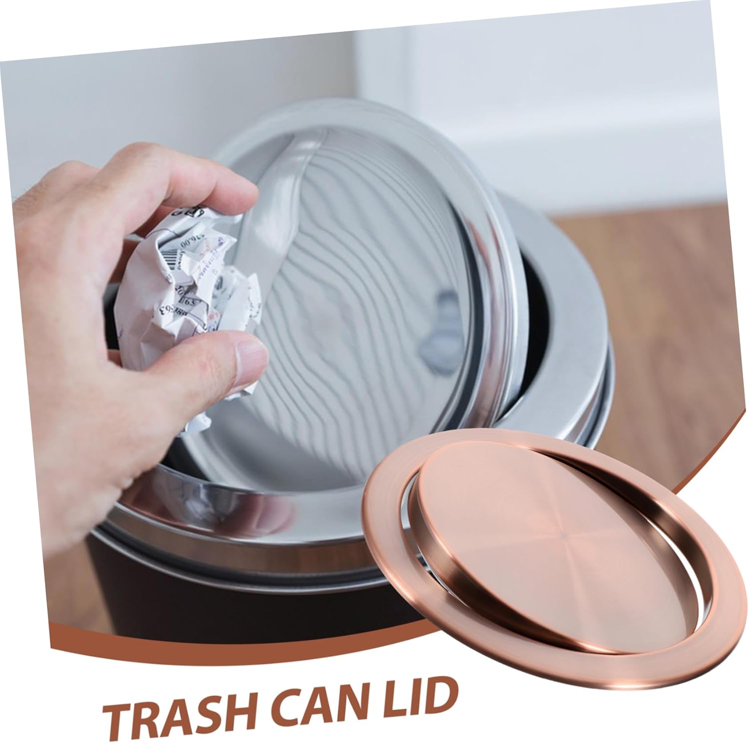 ゴミ箱交換用ふた ふた付きハンギングビン 寝室のビン センサービン と キッチン用リサイクルゴミ箱 カウンターの下 カバー 鋼鉄 屋