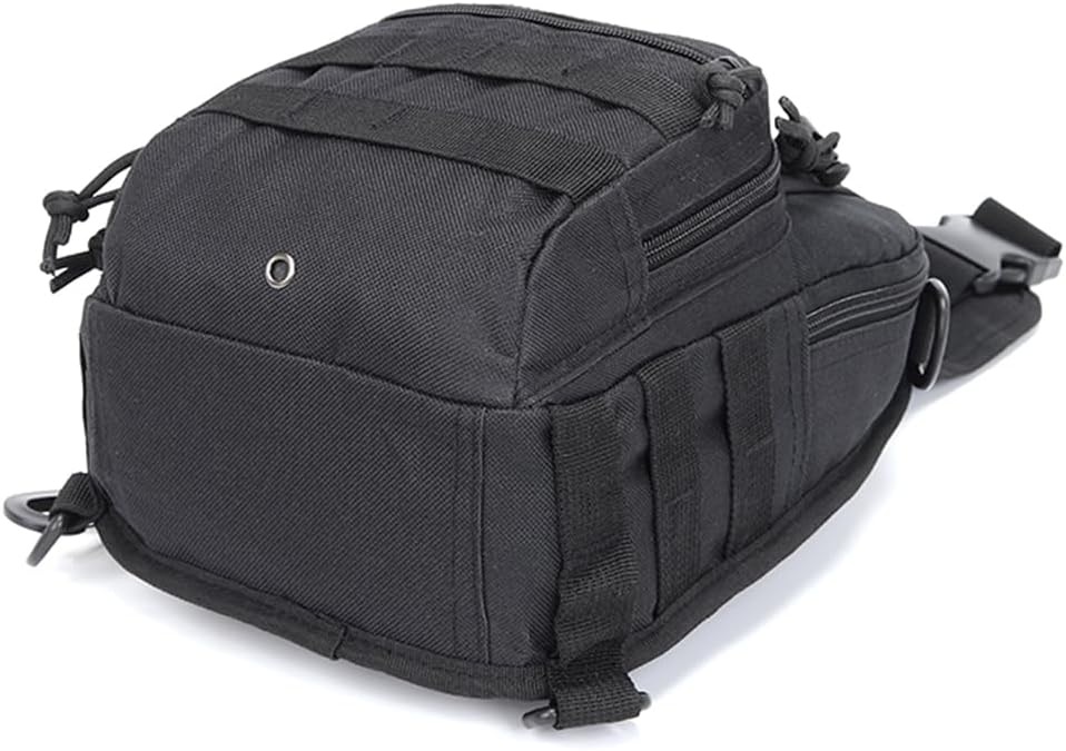 Tactical Sling Bag Versatile CCW Cross Body Bag Durable EDC Shoulder Bag with MOLLE System - Image 7