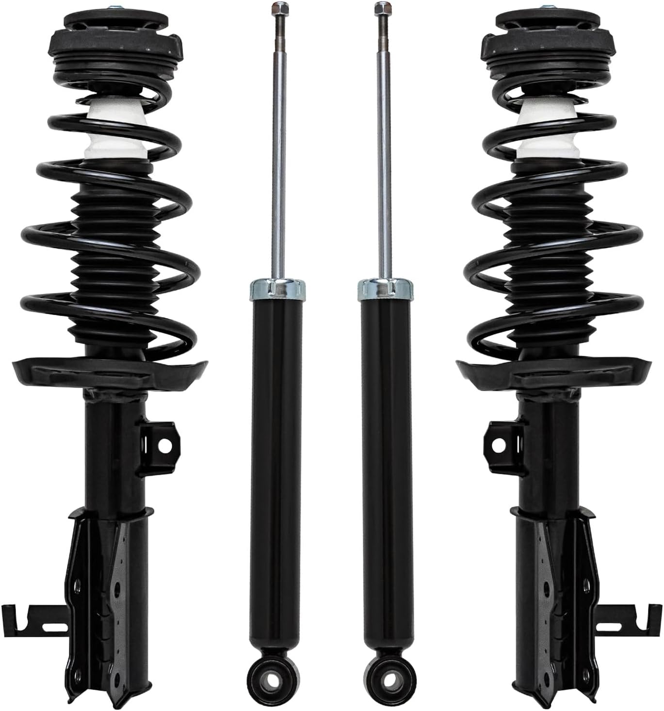 Detroit Axle 4‑Piece Strut and Shock Kit for 2011–2016 Buick Regal (FWD)