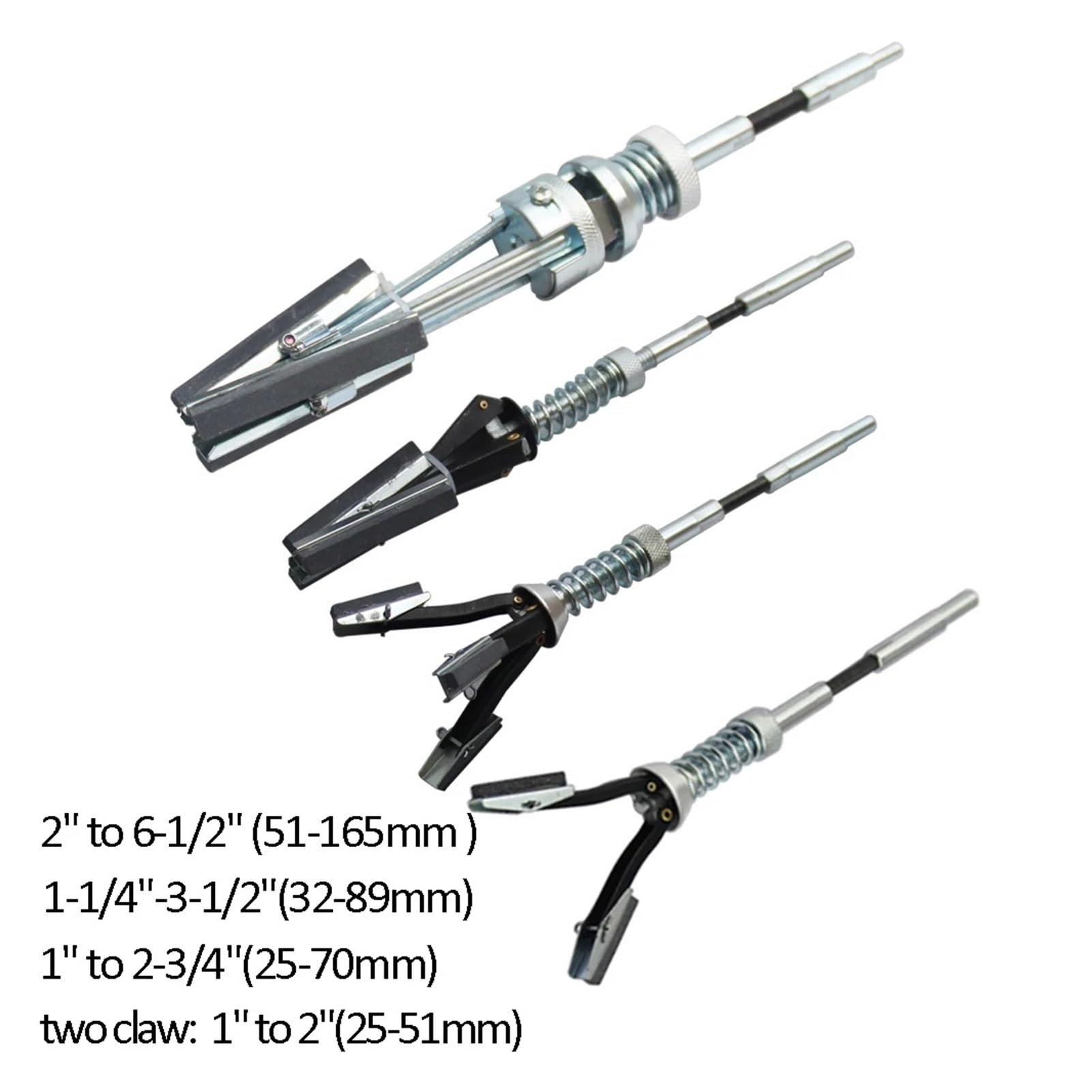 kit de herramientas de reparación de automóviles Herramienta de pulido cilíndrica 7 piezas, 2 y 3 mandíbulas 20 mm a 177 con eje flexible