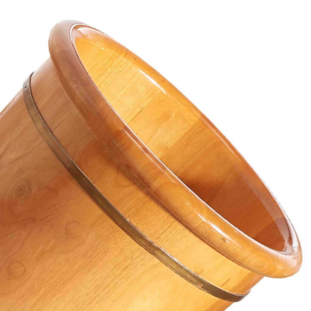 Vaschetta per i Piedi, Secchio per Vasca per pediluvio, Massaggio, Spa, Sauna, Ammollo, Pediluvio Secchio in Legno Spa per Piedi Lavabo per Uso Domestico Pratico Comfortable Anniversary