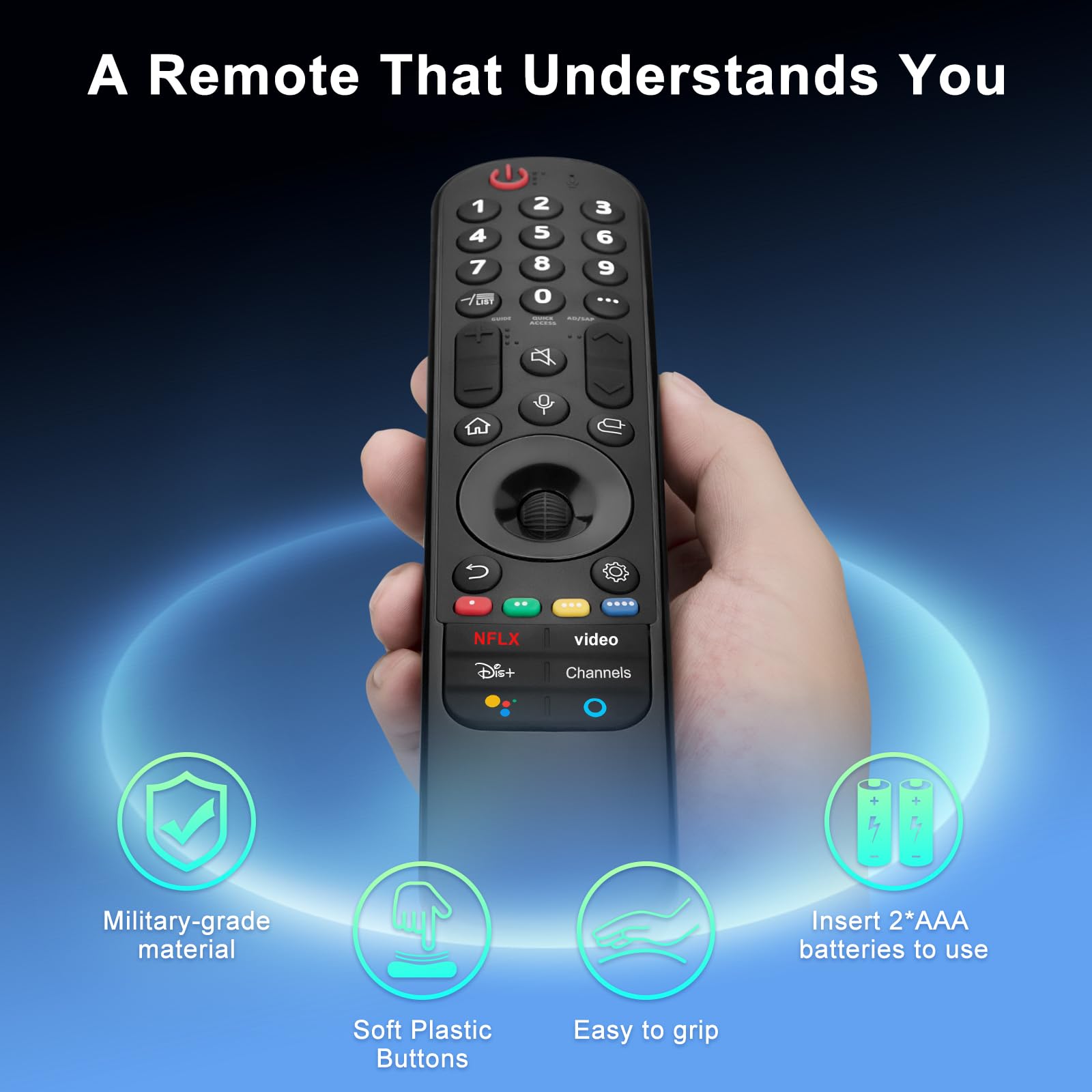 Voice Magic Remote for LG Smart TV Remote Control Replacement with Pointer — Amazon image 7