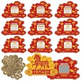 Wiooffen 50PCS Chinese New Year Scratch Off Cards Horse Theme Scratch Off Fortune Cards with 25 Fortune Coins...