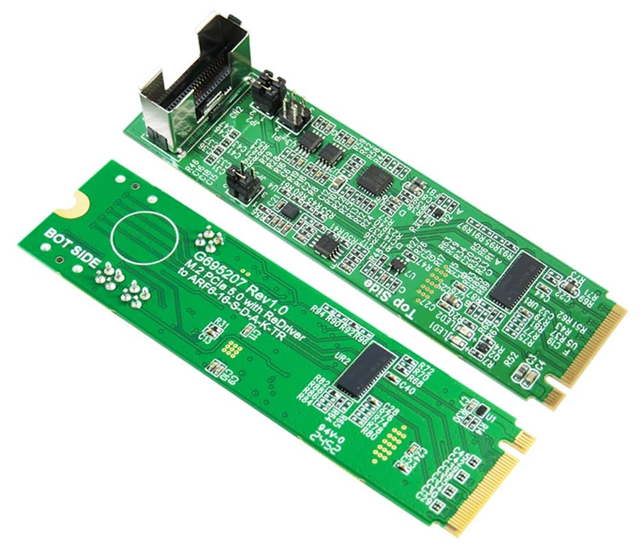Micro SATA Cables M.2 with ReDriver for ARF6-16 Adapter GEN 5