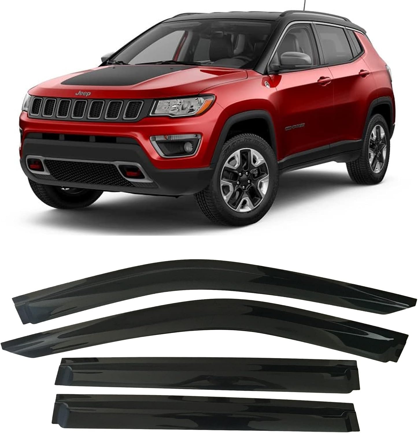 20172024 TapeOn Side Window Deflector Visors Compatible