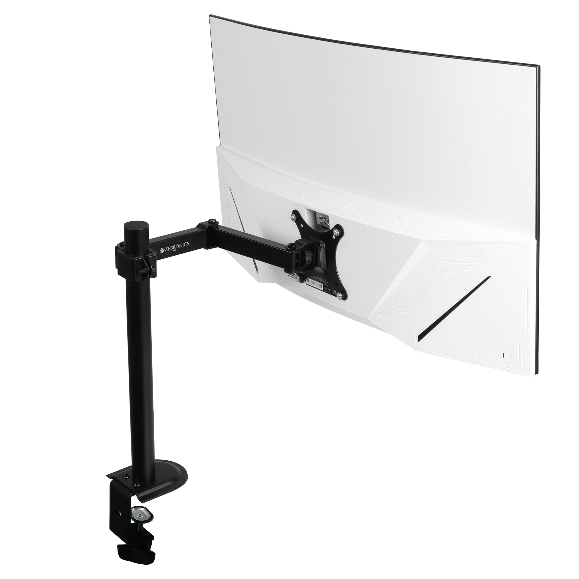 Zebronics Monitor Desk Stand, 17–32 Inch Support, Up to 7kg Load, Height Adjustable & Extendable Arm, VESA Compatible, Cable Management, Anti-Slip Base, Rust-Proof (DMS200) — Amazon image 8