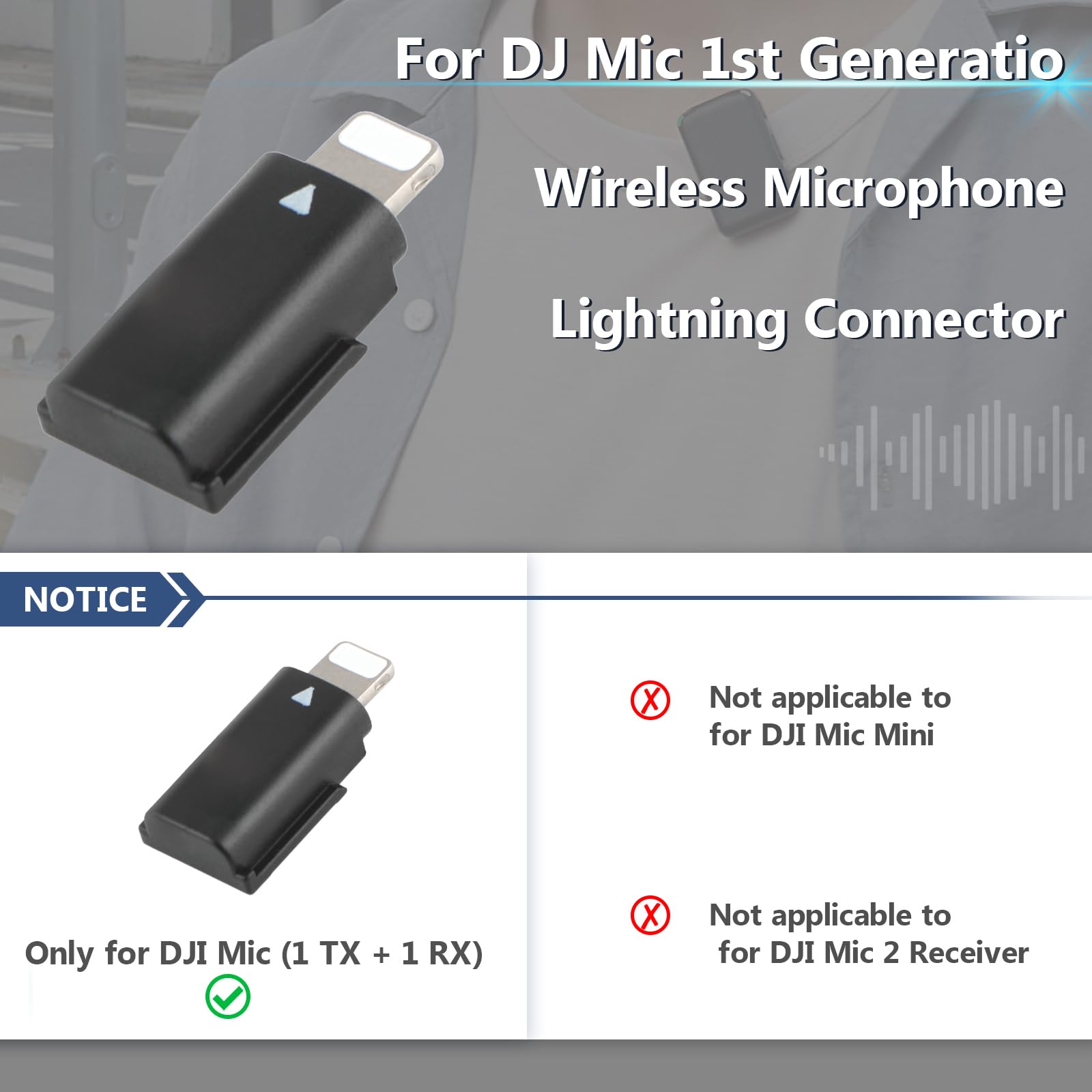 Amazon.com: HBIHGHHONG for DJI MIC 1st Gen Lightning Adapter