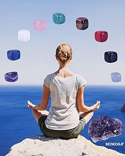 تتضمن مجموعة معالجة الطاقة كريستال كوارتز شفافة وردي الجمشت واللازورد والأفينتورين الأخضر عين النمر العقيق الأوبسيديان الأسود والياسمين الأحمر في حقيبة الرباط مع بطاقة