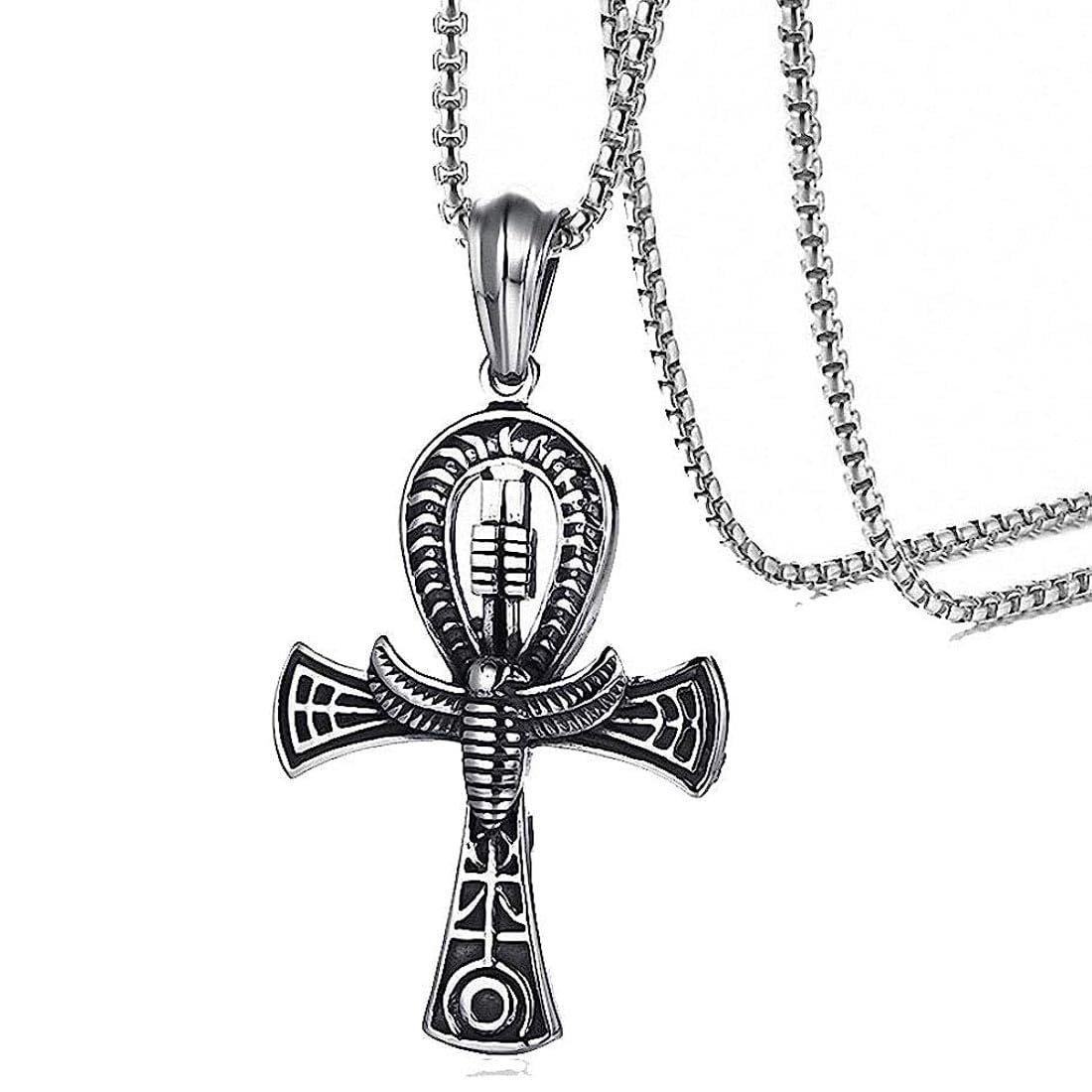 See full amazon price history chart for M Men Style Metal Silver Biker Ancient Religious Ankh Jesus Cross With Box Chain Pendant Necklace Chain Gift For Men Boys M Men Style Metal Silver Biker Ancient Religious Ankh Jesus Cross With Box Chain Pendant Necklace Chain Gift For Men Boys (B0C99R3HD8) Amazon Price History, Amazon Price Tracker