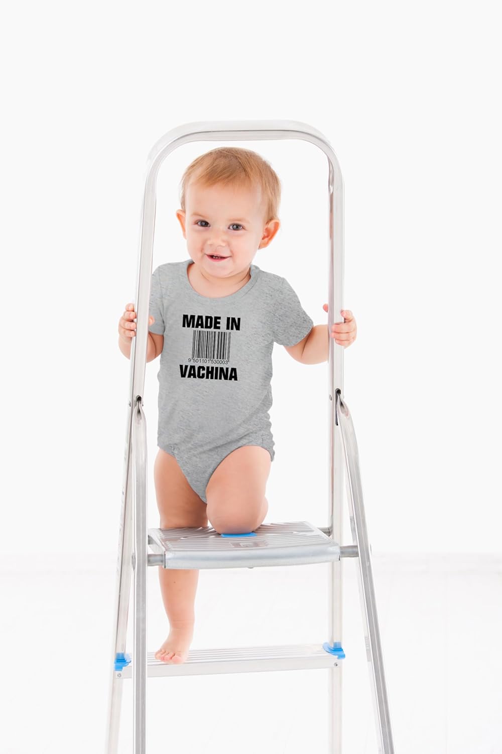 AW Fashions Made in VaChina Baby Bodysuit Funny Cute Baby Girl Clothing or Boy Outfit Infant Romper - Image 3