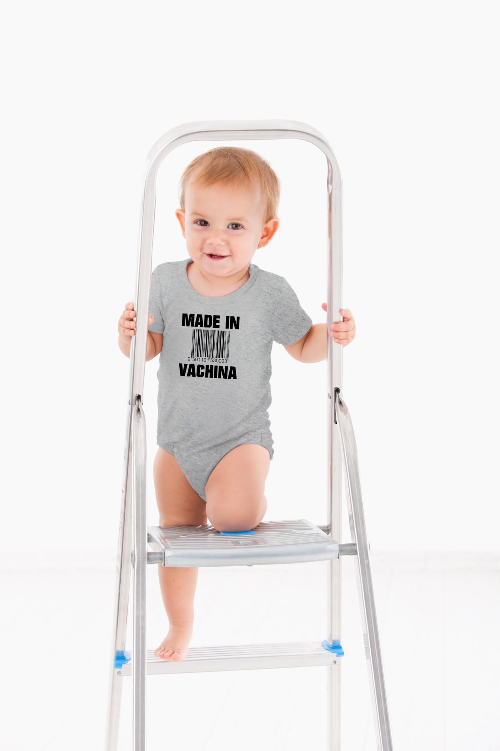 AW Fashions Made in VaChina Baby Bodysuit Funny Cute Baby Girl Clothing or Boy Outfit Infant Romper