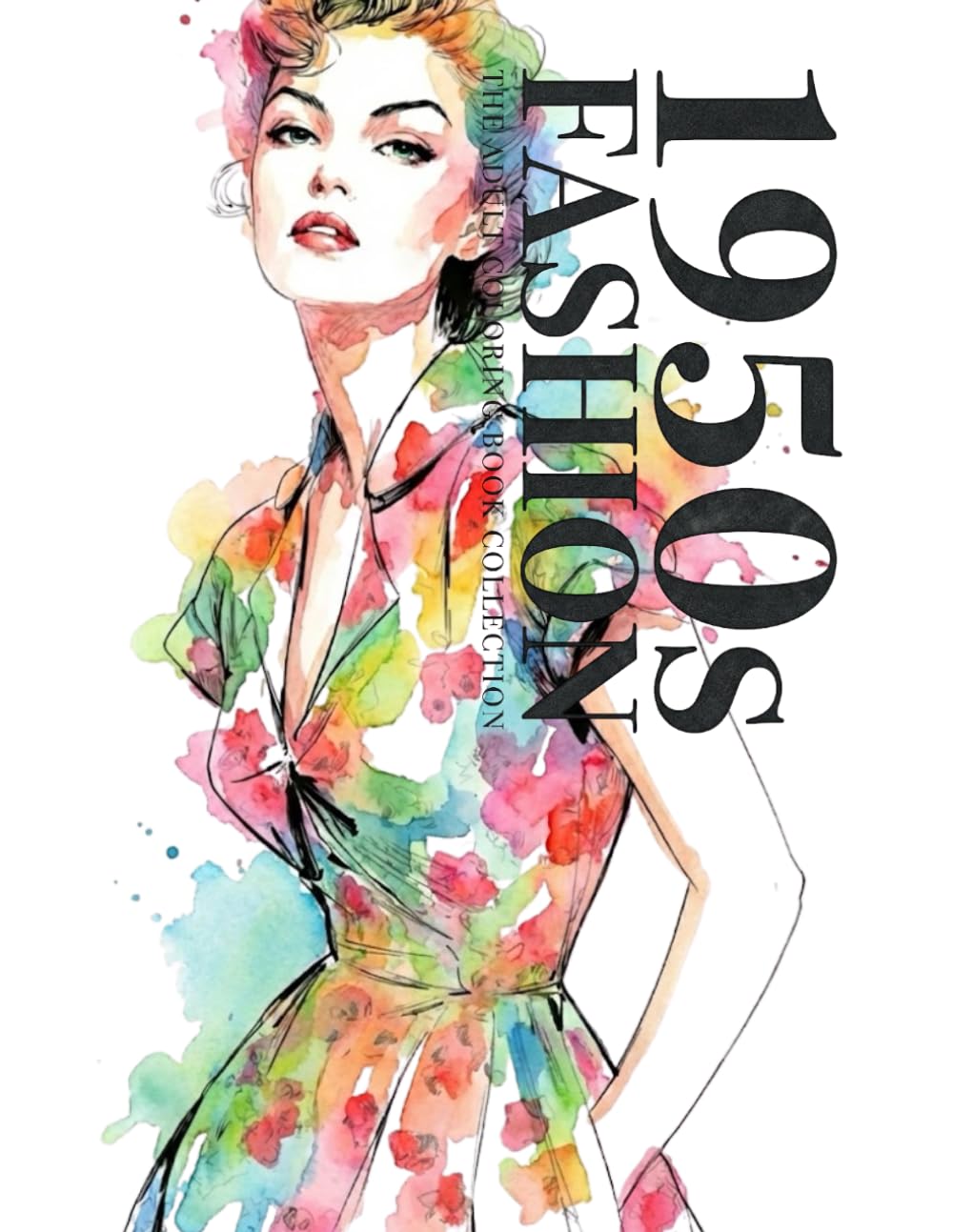 1950s FASHION: THE ADULT COLORING BOOK COLLECTION