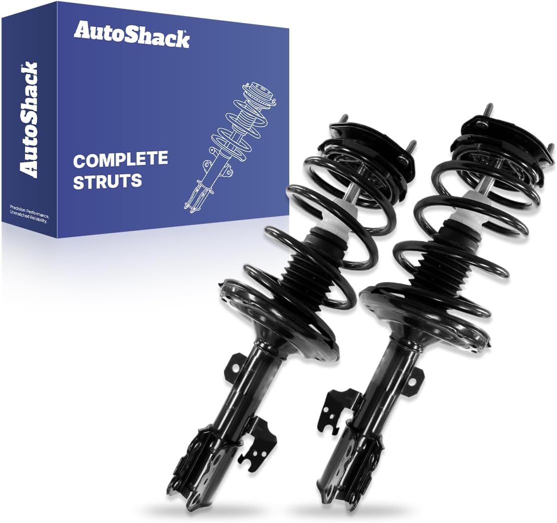 AutoShack Front Complete Strut & Coil Spring Assemblies - Driver and Passenger Side for Toyota & Lexus, Camry 2004-2006 ES330 2004-2006, FWD L4 2.4L V6 3.0L 3.3L
