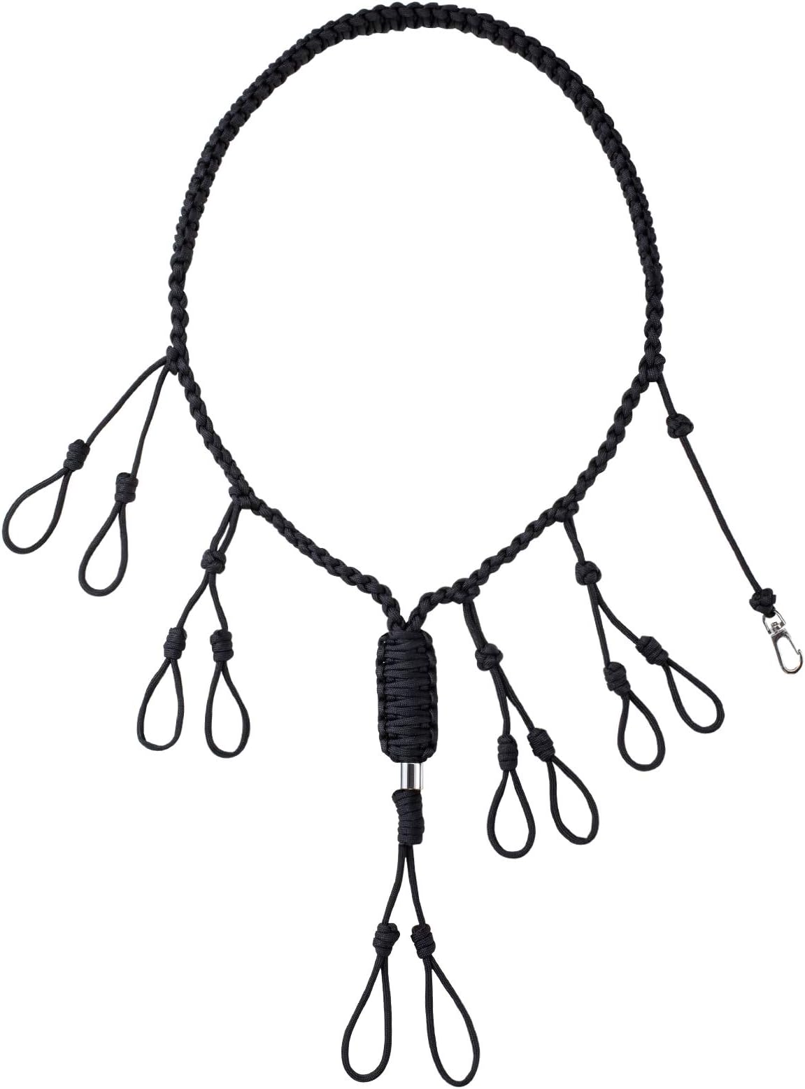 SOMA Duck Call Lanyard Paracord Adjustable Loops for Goose Pheasant Waterfowl Predator Deer 5 Duck Calls 1 Hook 4 Colors
