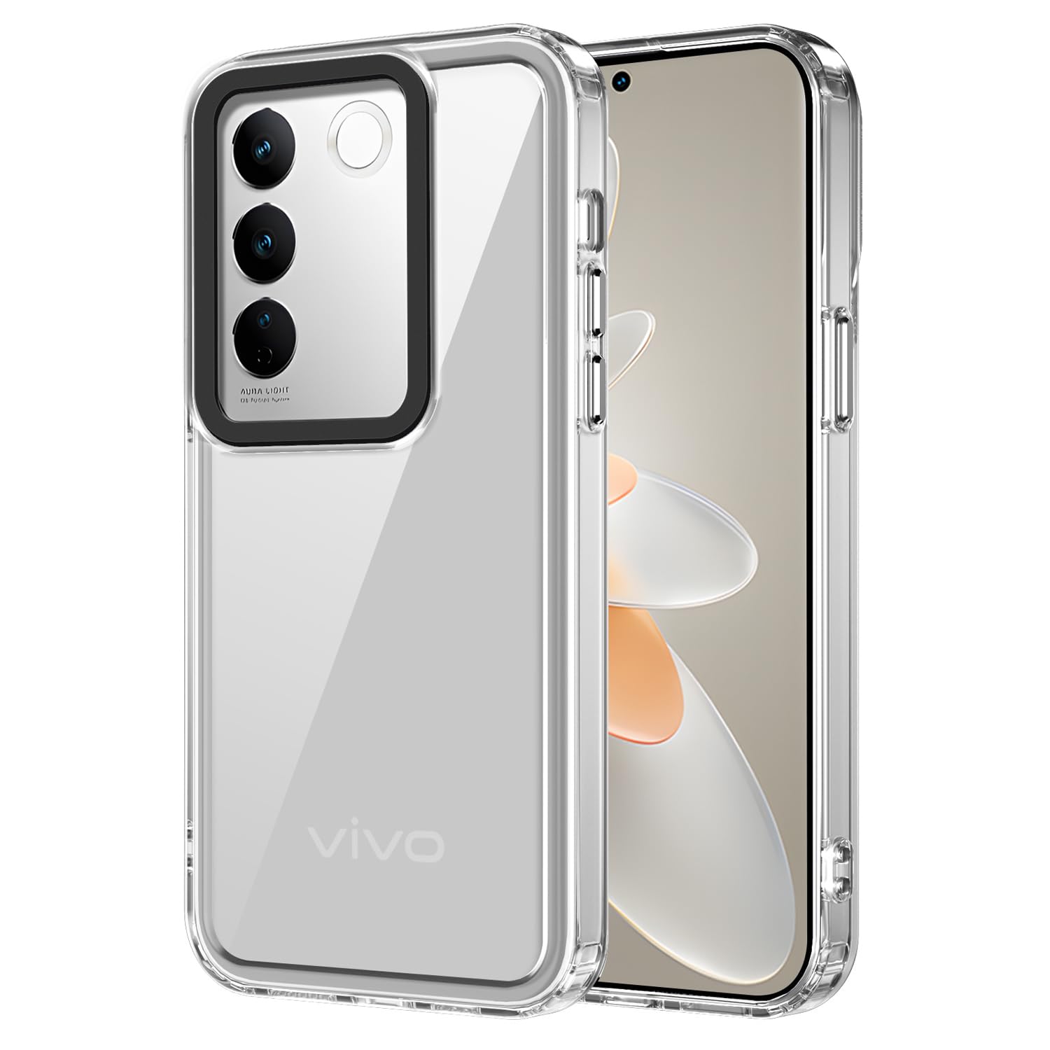 Kapa Warrior Acrylic Clear Back Cover for Vivo V27 (5G) / Vivo V27 PRO (5G) | Slim Shockproof [Military Grade Protection] Hybrid Bumper Case (Transparent Sides) (B0CNJYX5CF) Amazon Price History, Amazon Price Tracker