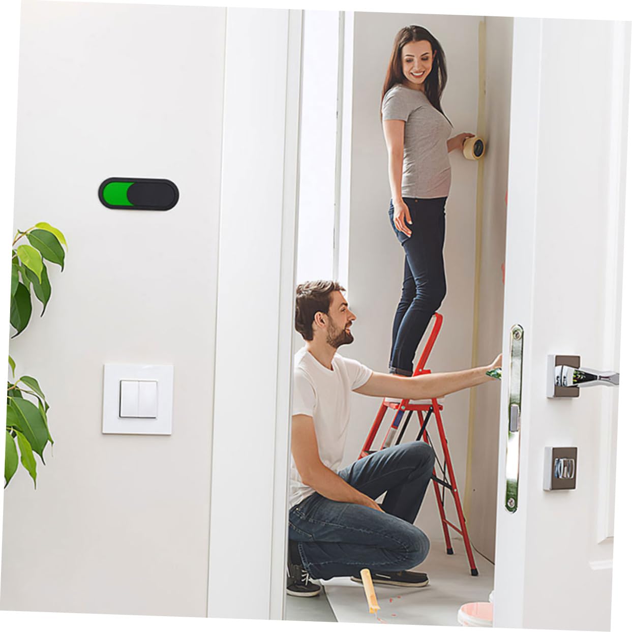 SHINEOFI 20piezas Indicador De Privacidad Para Puertas Señal Deslizante De Ocupado Para Baños Oficinas y Conferencias Fácil Instalación y Uso