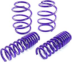 Fit 2010-2015 Chevy Camaro (3.6L V6 Engine Only) Suspension Lowering Springs Purple (Front 1 Inch/Rear 1.3 Inch Drop) - coolthings.us