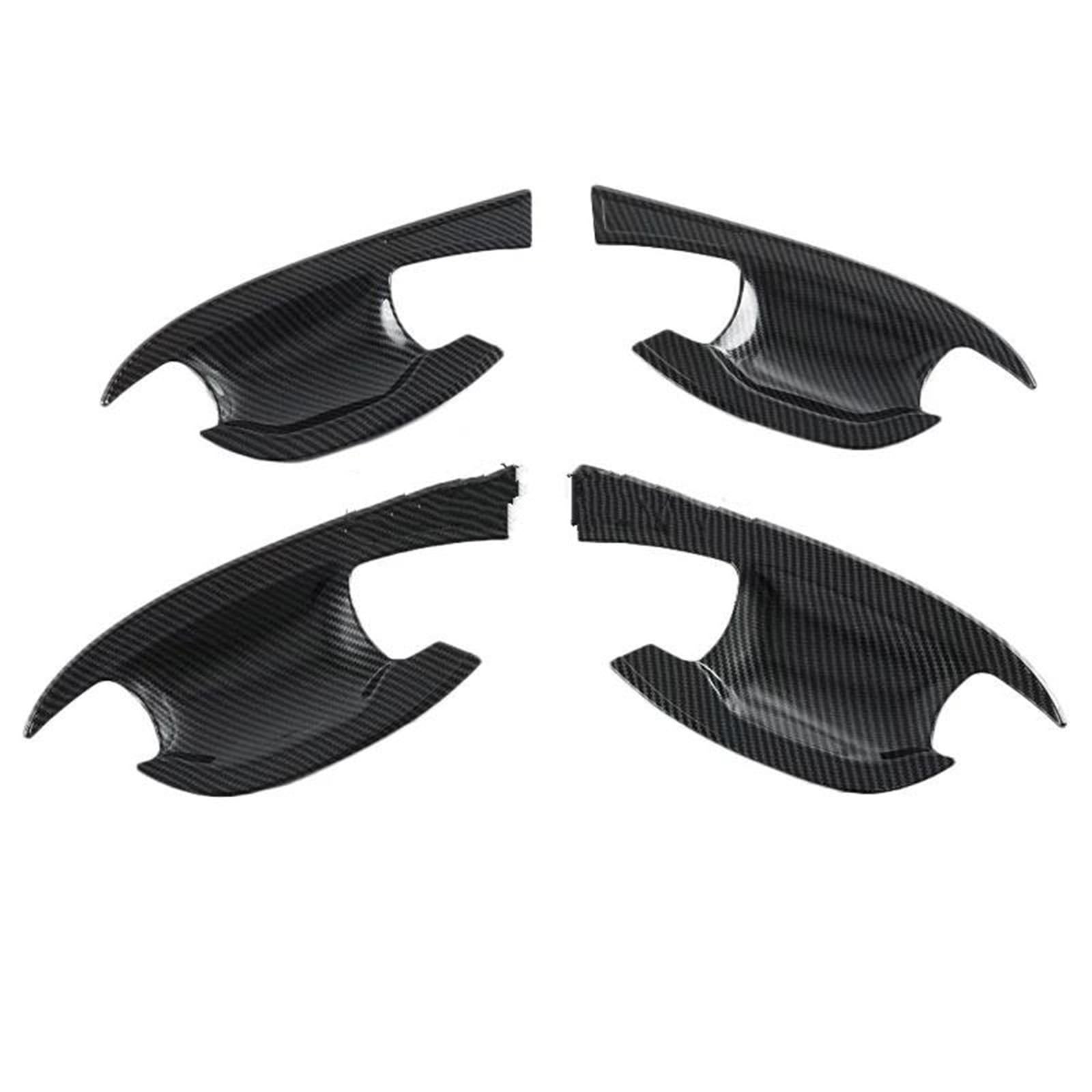 Ujnheq Handle Bowl Cover For Kia For Sportage Nq5 2022 2023 Abs Carbon Fiber Car Door Handle Cover Trim Side Grab Doorknob Bowl Exterior Dec(Handle Bowl Cover)