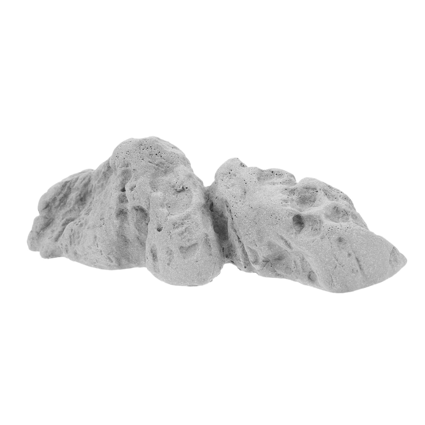 Alipis 2 Piezas Adorno De Rocalla Decoración Decorar Accesorios para Peceras Roca Falsa para Pecera Adorno De Piedra Falsa Mini Rocalla Decoraciones De Peceras Roca De Paisajismo Arenisca