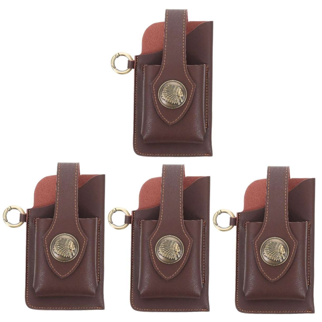 INOOMP 4pièces Pour Téléphone Banane Multifonctionnel Pour Hommes Poche De Ceinture Pratique Pour Cartes Et Accessoires De Voyage