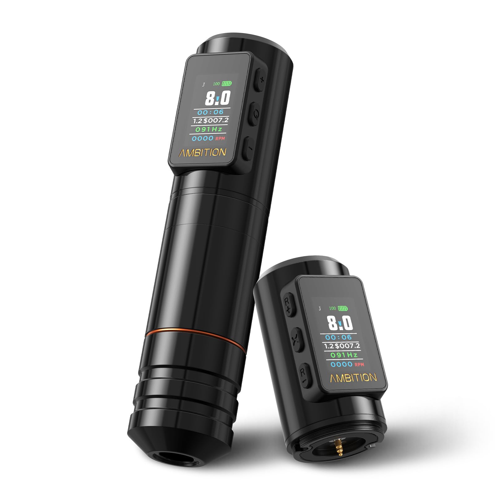 Ambition Ninja Plus 2 Wireless Tattoo Pen Machine,Rotary Cartridge