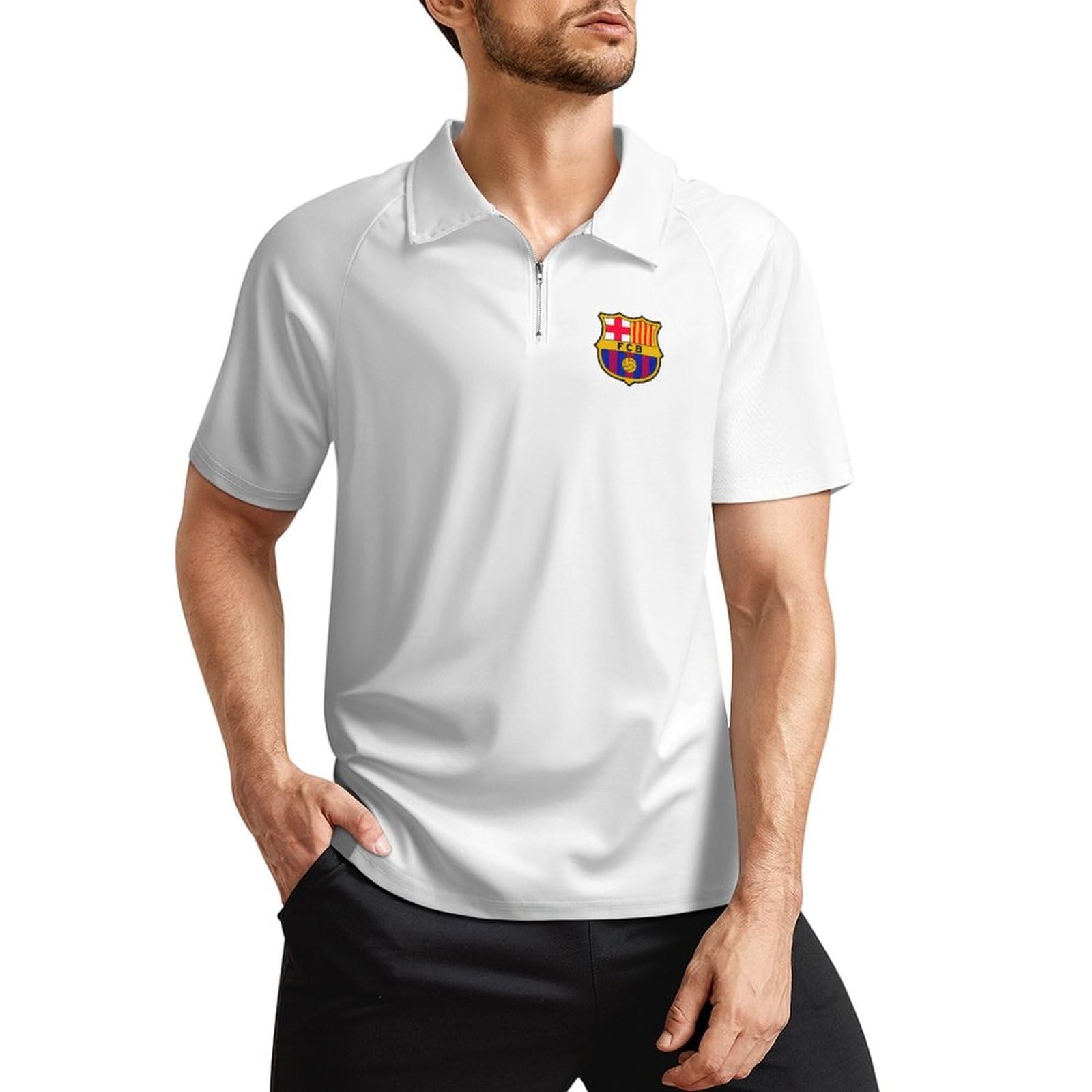 Amazon.co.jp: FCバルセロナ Tシャツ メンズ 半袖 ポロシャツ トップス