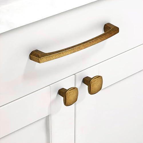 Miniatura 8 de KNOKLOCK Paquete de 10 manijas de gabinete de cocina de 3 pulgadas (2.992 in) de níquel satinado cepillado, tiradores de gabinete de cocina,