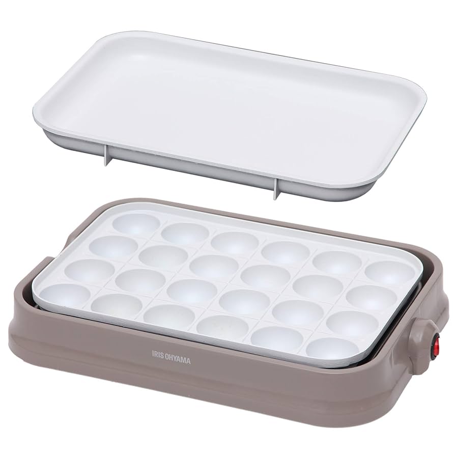 アイリスオーヤマ(IRIS OHYAMA) たこ焼き器 2WAY ( たこ焼きプレート 24穴 平面プレート ) セラミックコート グレー PHP-C24W-H Amazon | アイリスオーヤマ(IRIS OHYAMA) たこ焼き器 2WAY