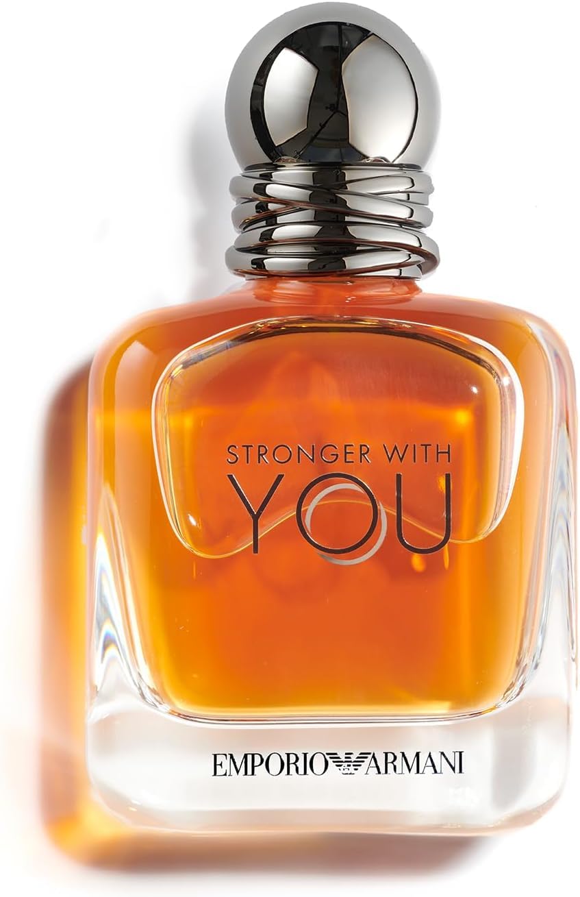 Armani Beauty - Stronger With You - Eau de Toilette - Cologne for Men - Warm Spicy Fragrance - Chestnut, Lavender, Tender Sage